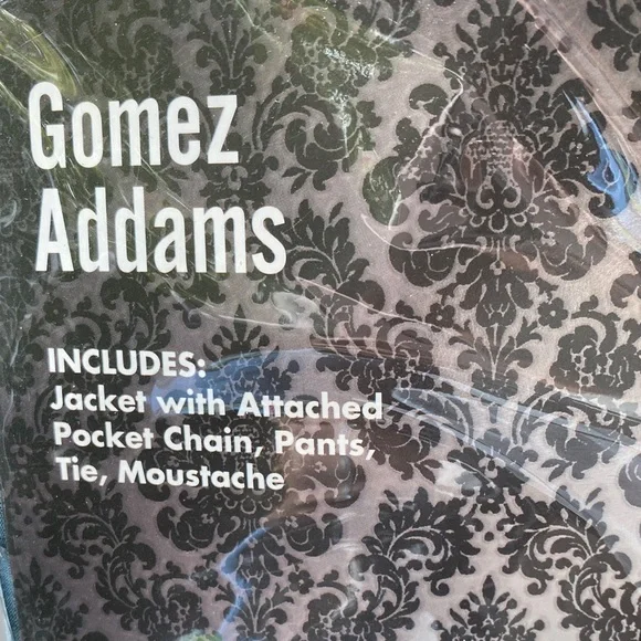 Men's Gomez Pinstripe Suit Costume - Picture 7 of 7